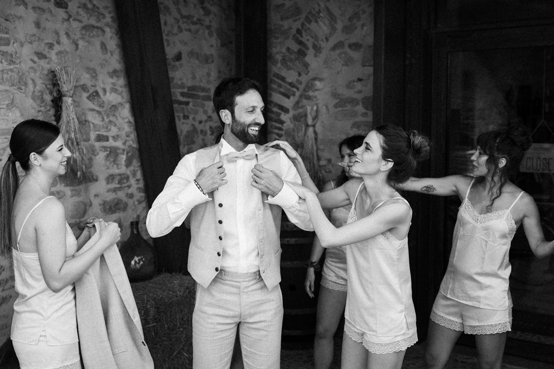 preparativi sposo