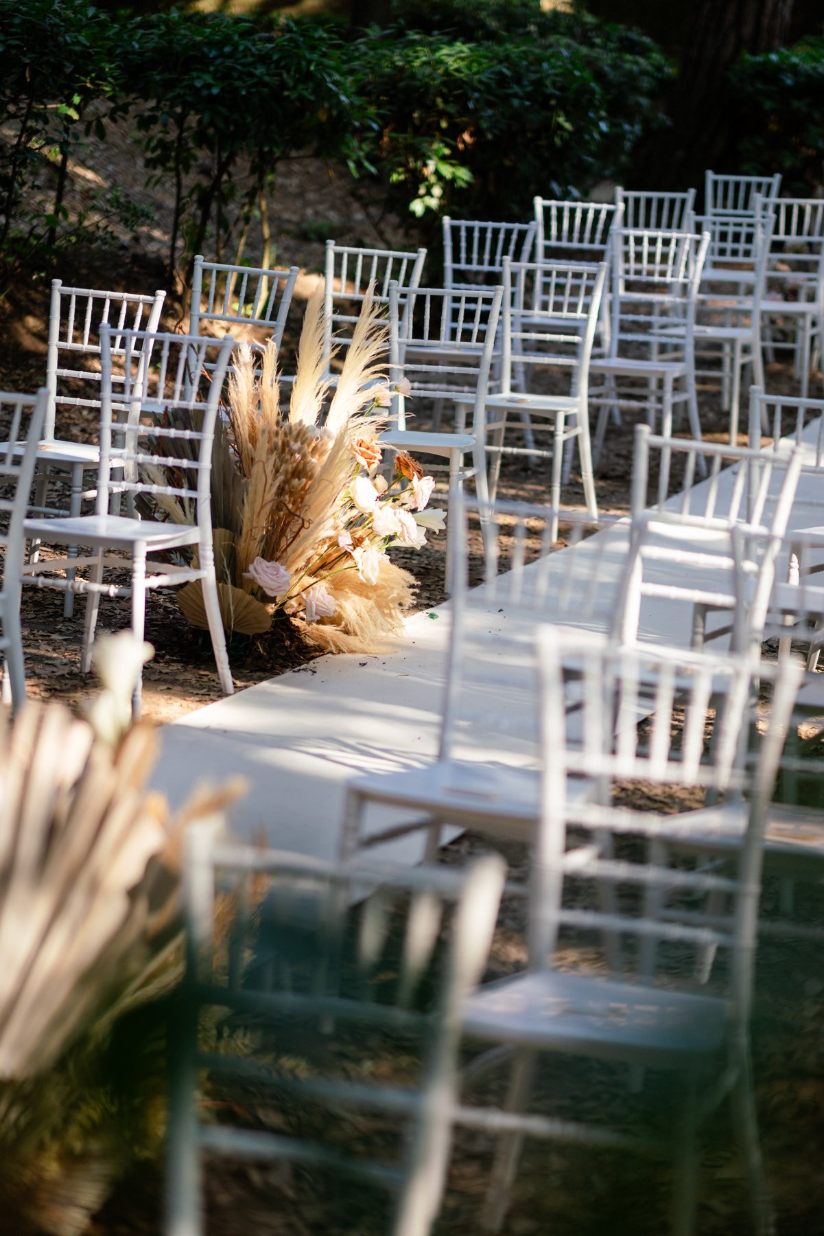 dettaglio allestimento villa nicolari